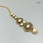 Mona Gold Kundan Maang Tika - Image 2