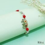 Ritvi Green Rakhi 0109 - Image 2