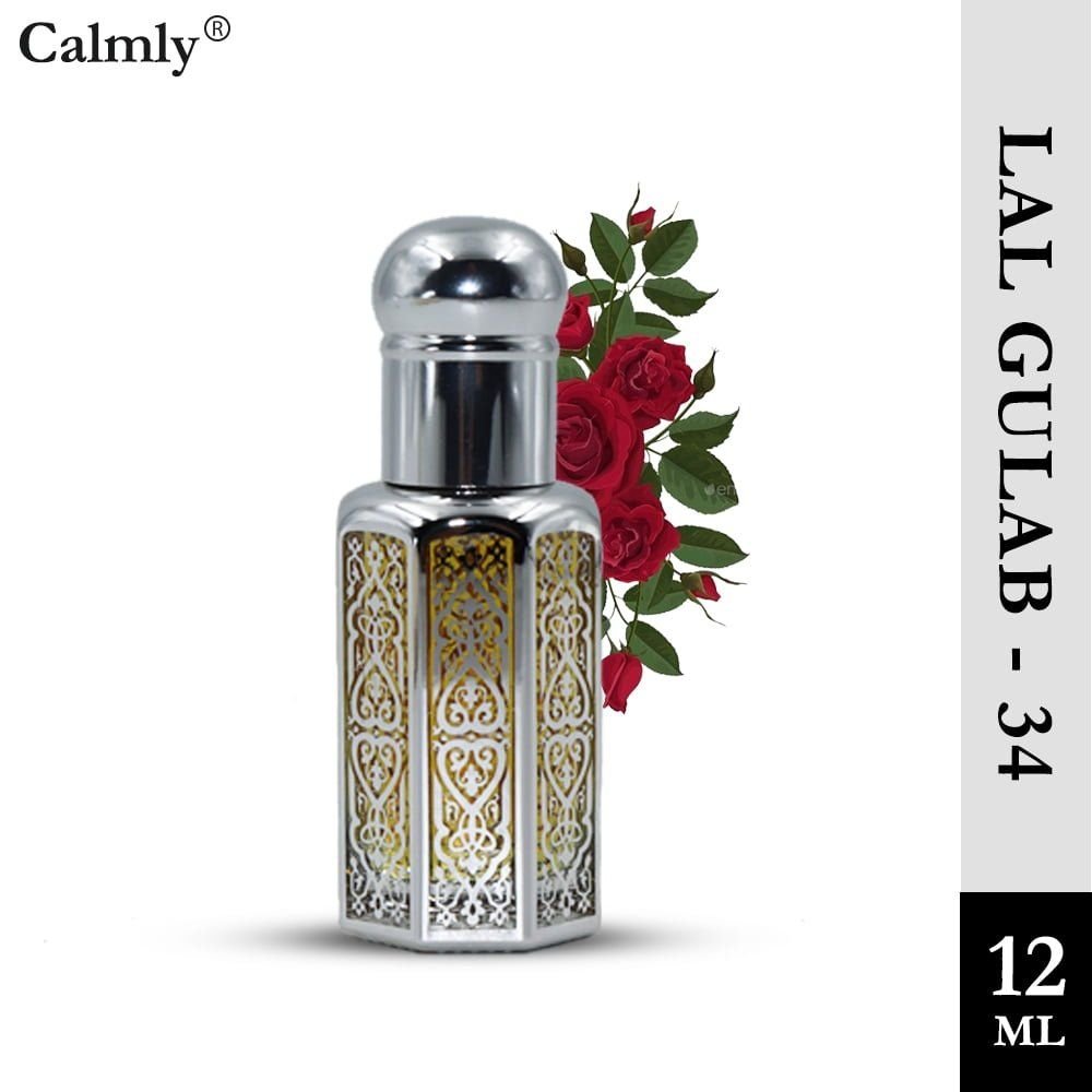 34-1-1.jpg Calmly Lal Gulab 34 Attar (12ml) - Image 1