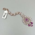 Rosette Diamond Maang Tika