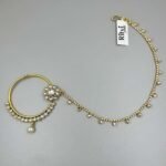 Ritvi Misha Bridal Kundan Nose Ring/Nath