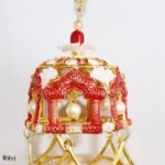 Mansi Gold & Red bridal kalira - Image 2