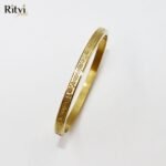 Abstract Shapes Gold Bracelet For Kids