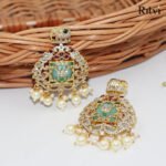 Akshara gold earrings