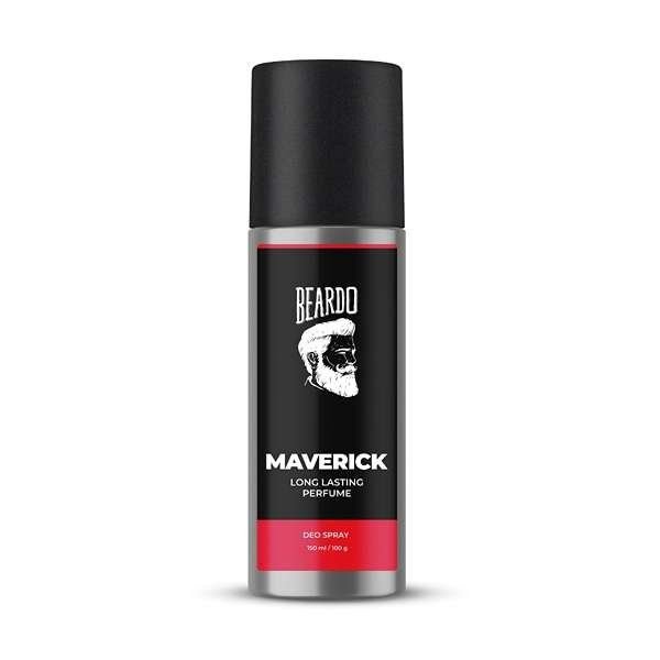 Beardo-Iceman-Long-Lasting-Perfume-Deo-Spray-150ml-2.jpg Beardo Maverick Long Lasting Perfume Deo Spray (150ml) - Image 1