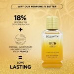 Bella Vita OUD Gold Eau De Parfum For Men (100ml) - Image 3
