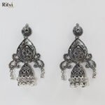 Charu Oxidised Earrings