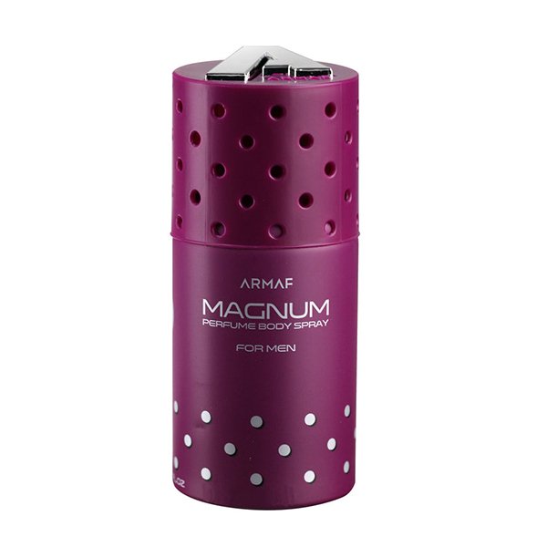 a purple container with white dots