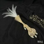 Dishant Gold Finished Pearl AD Kalgi