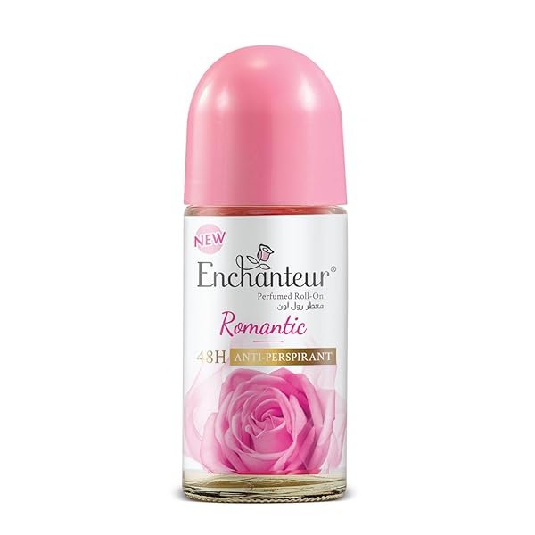 Enchanteur Romantic Roll-On Deodorant for Women (50ml)