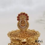 Hiral Temple Gold Sindoor Dabi Ruby - Image 2