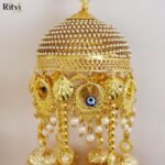 Jivika Punjabi Wedding Evil Eye Heavy Layered Bridal Kalira - Image 2