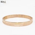 Mith Chess Design Rose Gold Men Bracelet - Image 2