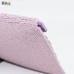 Nova Mauve Designer Handmade Bag - Image 3