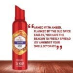 Old Spice Amber Deodorant Body Spray For Men (140ml) - Image 5