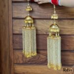 Ritvi Gold Plated Heavy Bridal Layered Kalira - Image 3