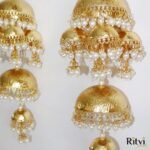 Ritvi Gold Plated Heavy Bridal Layered Kalira - Image 2