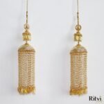 Ritvi Pearl Beaded Gold Plated Bridal Kalira