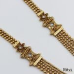 Ritvi Rangriti Gold Long Necklace Set - Image 2