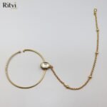 Ritvi Ruchi Kundan Nose Ring/Nath - Image 2