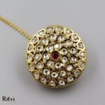 Ritvi Shami Kundan Gold Borla/Bor - Image 2