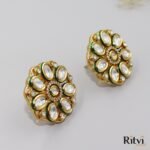 Ritvi Sonia Kundan Studs - Image 2