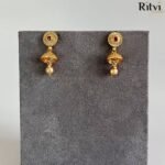 Ritvi Taranshi Rajwada Gold Choker Set - Image 3