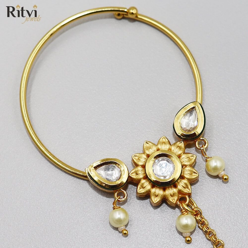Ritvi-Vani-Kundan-Nose-Ring-Nath-2.jpg Ritvi Vani Kundan Nose Ring/Nath - Image 1
