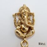 Ritvi Warsha Gold Temple Jhumka - Image 3