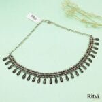 Sabrina Oxidised Necklace