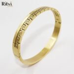 Saden Continuous Line Gold Men Bracelet