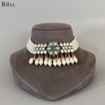 Sakshika Kundan Pearl Choker Set