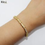Alisha Gold Zircon Bracelet - Image 2