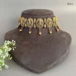 Damini Choker Temple Necklace Set