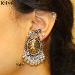 Zima Oxidised Earrings