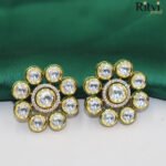 Ritvi Sofi Kundan Studs (Ruby)