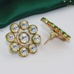 Ritvi Sofi Kundan Studs (Ruby)