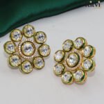Ritvi Sofi Kundan Studs (Ruby)