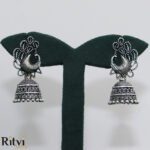 Jasli Oxidised Jhumka