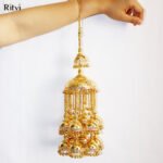 Buy Radhika Gold Plated Bridal Kalira - Image 4