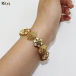 risha gold kundan 3