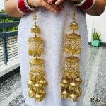 Ritvi Gold Plated Heavy Bridal Layered Kalira - Image 4