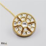Ritvi Madhur Kundan Gold Borla/Bor - Image 2