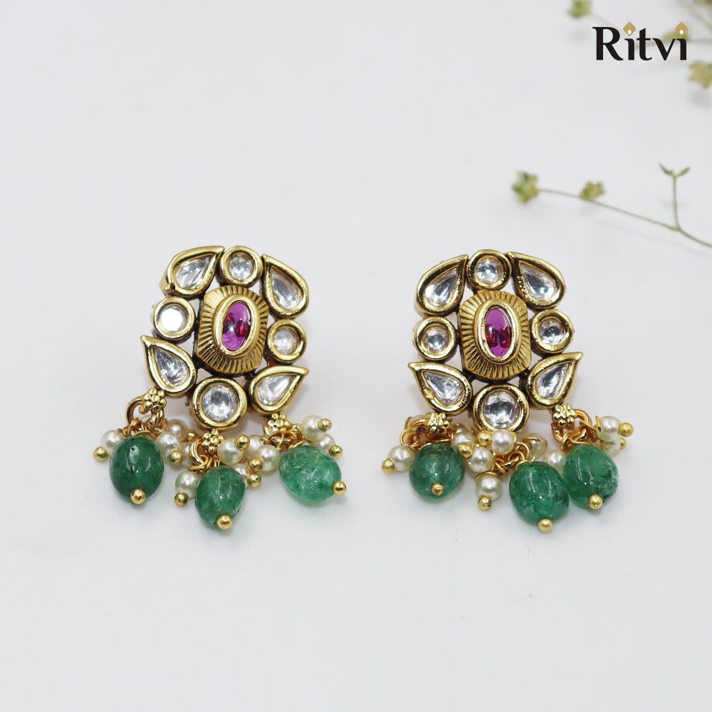sumitra kundan earrings