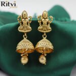 Ritvi Esha Gold Temple Jhumka
