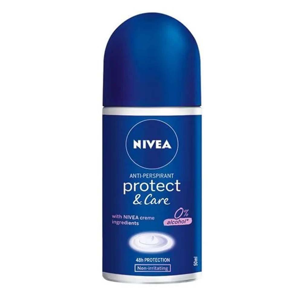 Nivea Protect And Care Antiperspirant Deodorant Roll On 50Ml 01