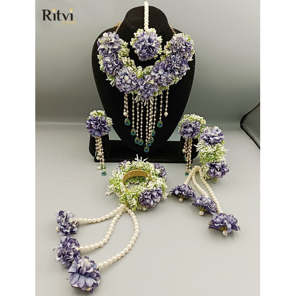 Camellia floral jewellery set