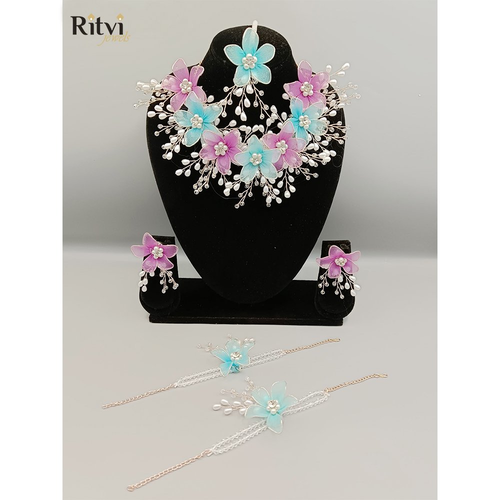 Inara floral jewellery set