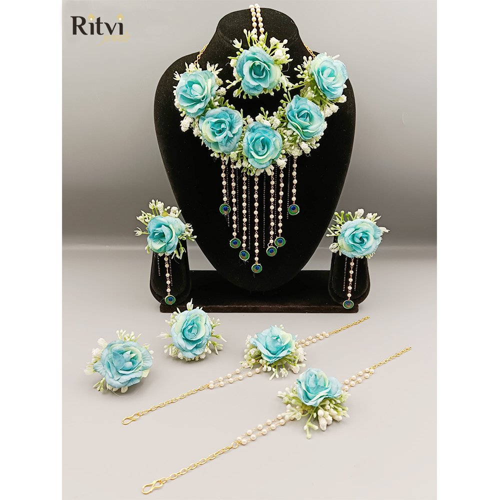 Inaya floral jewellery set