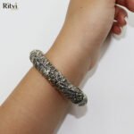 khushboo german silver coated bangles 2